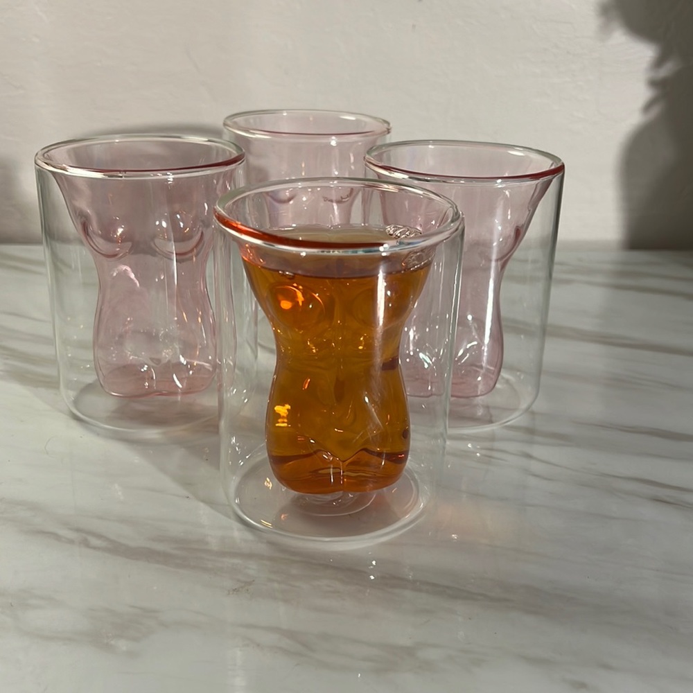 Double walled glasses
